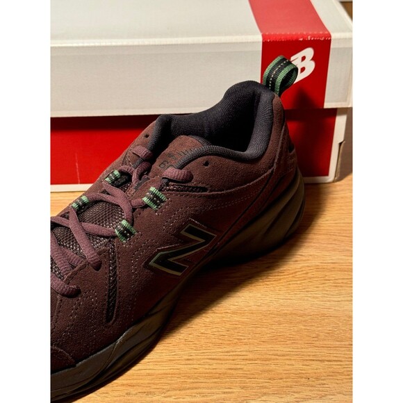 NIB New Balance 608v4 Shoes Mens 8 D Brown Leather Suede Walking‎ Shoes MX608V40 - Picture 3 of 11